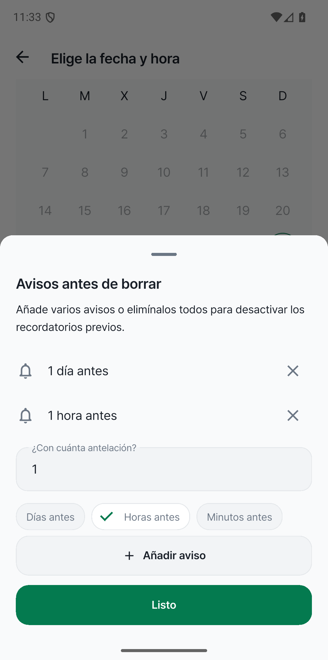 Un aviso antes de desinstalar