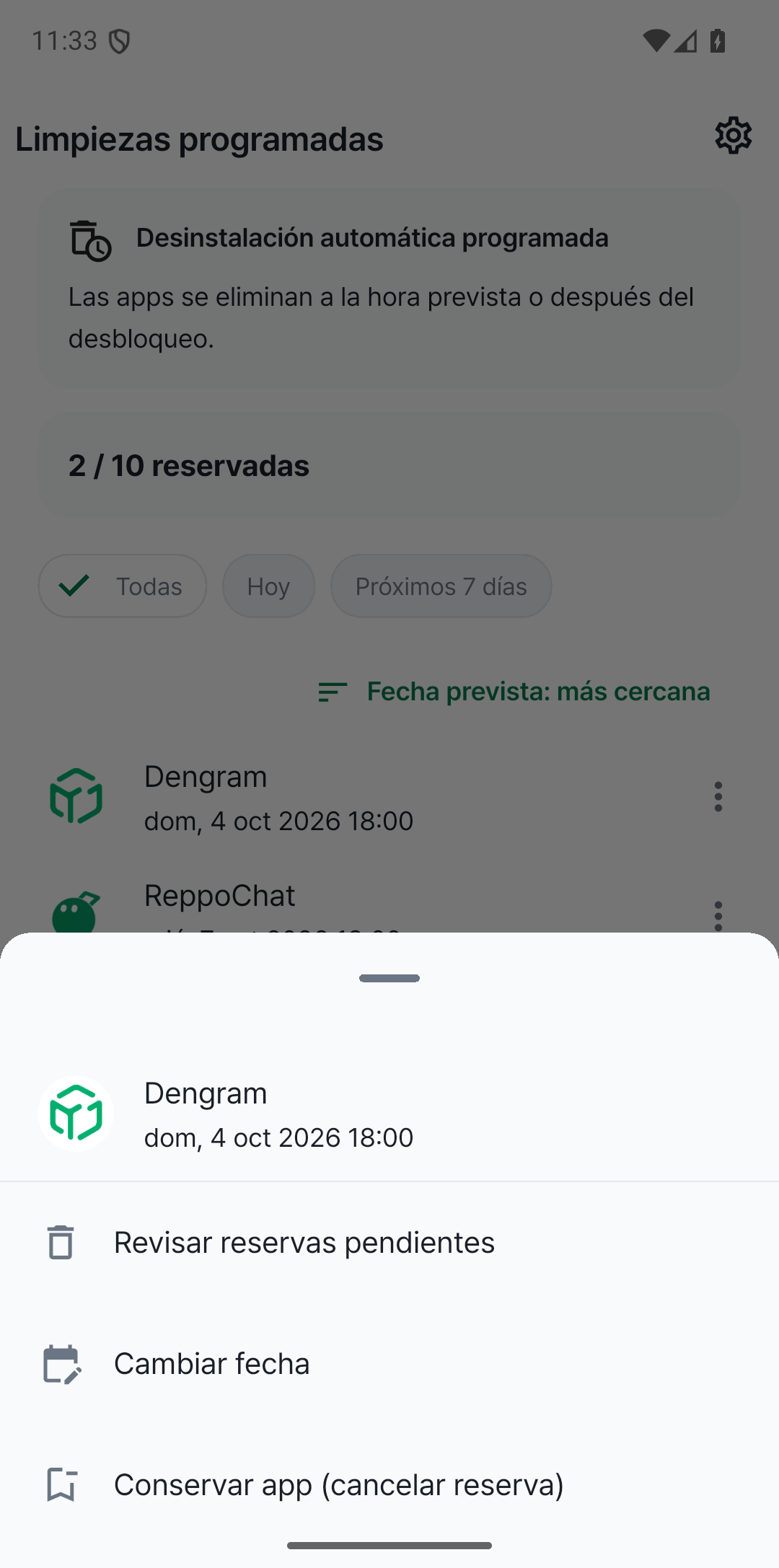 ¿Aún la necesitas? Consérvala.